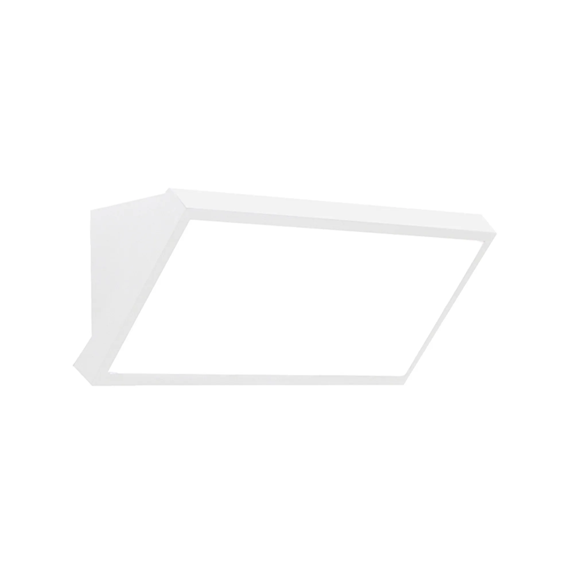 M8861  Creek Rectangular Angled Wall Light, 20W LED, CCT, IP65 Outdoor, White